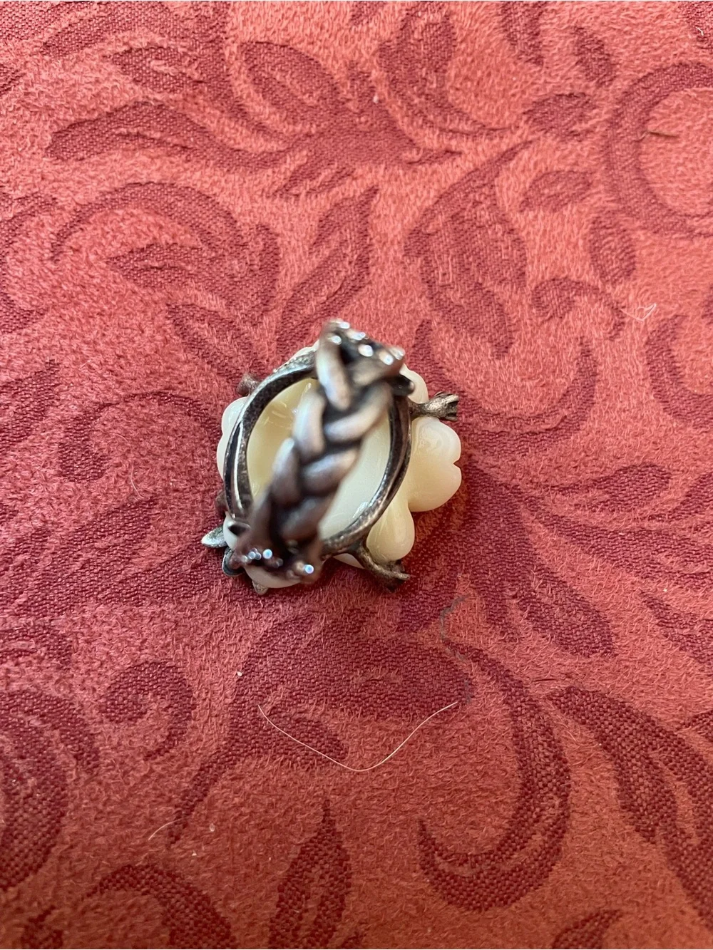 Carved Bee Ring crystals